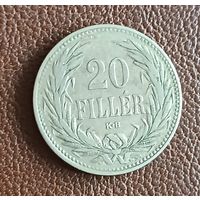 20 филлеров 1893  Австро-Венгрия