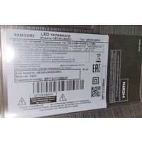 С 1 руб. Телевизор Samsung UE55KU6650U с разбитой матрицей на запчасти