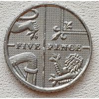 Великобритания 5 пенсов 2010