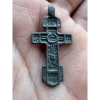 Крестик нательный старинный "Восьмиконечный"