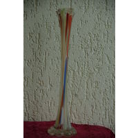 Ваза цветное стекло 40 см ( целая )