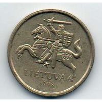 ЛИТОВСКАЯ РЕСПУБЛИКА 10 ЦЕНТОВ 1998. ПАГОНЯ.