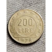 Распродажа - 200 лир 1978г.,Республика Италия