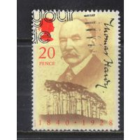 Великобритания 1990 EII 150 летие Томаса Харди Сосновый лес #1274
