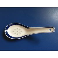 Ложка, бело-синий рисовый фарфор, состояние новой