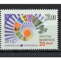 Киргизия 2013. Национальная валюта. Деньги 1 марка (410)