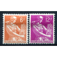 Франция - 1957г. - Стандартный выпуск - 2 марки - полная серия, MH [Mi 1148-1149]. #2-Fr-47-A-2