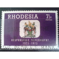 Родезия, 1973. 50 лет ответственного правительства. Герб