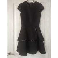 Платье из неопрена чёрное праздничное пвшное