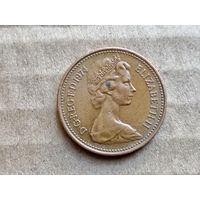 Великобритания 1 новый пенни, 1974г. (D-107)