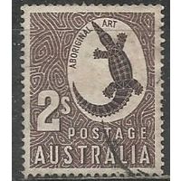 Австралия. Крокодил. 1948г. Mi#186.