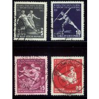 ГЕРМАНИЯ, ГДР - 1956 [Mi. 530-533] Гашеная (DDR03)