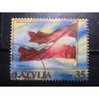 Латвия, 2010. 20 лет восстановления независимости, флаг
