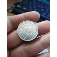 Германия 5 рейхсмарок 1936 Штутгарт