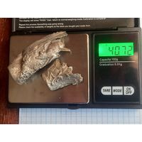 Части какой-то старой красивой серебряной вещи , с 1 рубля, с мц