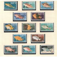 Питкерн-1984 (Мих.238-250) , ** , Морская фауна,Рыбы(полная серия)