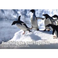 Календарик карманный Закроем Ваш бизнес 2025(пингвины)