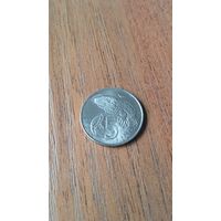 Новая Зеландия 5 центов 2004