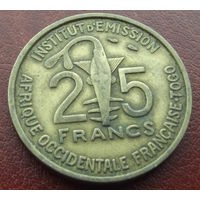 Того. 25 франков 1957