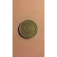 Кипр, 10 центов 1988.