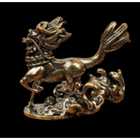 Статуэтка Цилинь Фэн-шуй Бронза