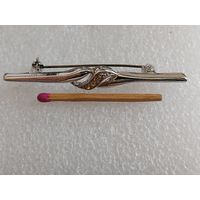 Брошь винтажная планка