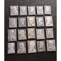Портреты. Островский, Чапаев, Шишкин, Танеев, Кутузов, Белинский и др. Цена за один. (Е-1)