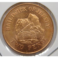 Джерси 2 пенса 2012 г