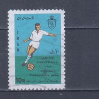 [1401] Иран 1968. Спорт.Футбол. Гашеная марка.