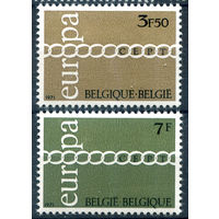 Бельгия - 1971г. - Europa CEPT - 2 марки - полная серия, MLH [Mi 1633-1634]. #2-Be-40-B-1