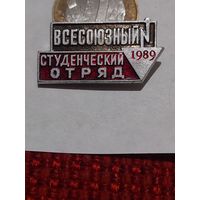 Значок " ВСО 1989 "