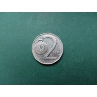 2 кроны Чехия.