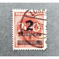 Марка Германия Рейх 1923 год Стандарт