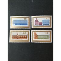 ГДР 1965 Полная серия марок "800 лет городу Лейпциг" (чистые**) Mi.1126-1129 каталог 3.00 евро
