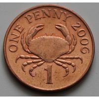 Гернси, 1 пенни, 2006 год, VF