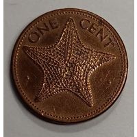 Багамы 1 цент 1995 год, XF