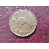1 пенни Австралия 1950 г.