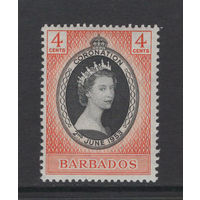 1953 Барбадос** Коронация Королева Елизавета II