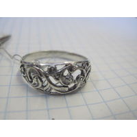 Кольцо Кубачи 925 пробы 19 размера.