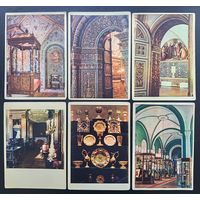 Комплект из 29 открыток без обложки (не хватает 1) Памятники старины Московского Кремля 1957
