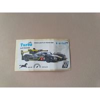 Наклейка Turbo Le Mans Турбо Ле-Ман  номер 61