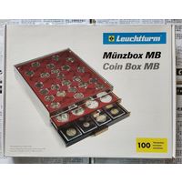 Leuchtturm планшет MB20 на 20 монет в холдерах или капсулах Quadrum 50 x 50 мм! Германия, Лейхтурм! ВОЗМОЖЕН ОБМЕН!