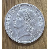Монета Франции 5 Франков 1947 г.