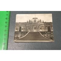 Фото-открытка  "Потсдам - Дворец Сансусси" 1945г.