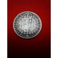 Пол кроны 1888. Великобритания. Бабушка. Серебро. С рубля. (10) Красотистисча.