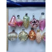 Лот ёлочных игрушек на небольшую ёлку.10 шт.