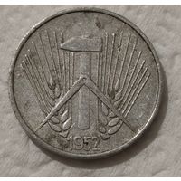 Германия - ГДР 1 пфенниг, 1952 "A" - Берлин (14-6-23)