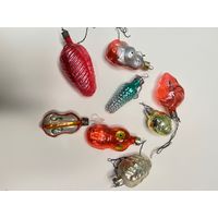 Новогодние, ёлочные игрушки, . Лот 4. С рубля.