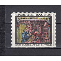 Живопись. Франция 1967. 1 марка. Michel N 1598 (0,5 е).