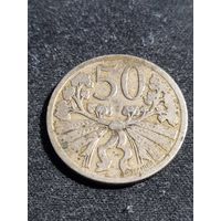 Чехословакия 50 геллеров 1922
